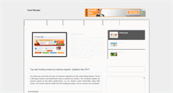 Desktop Screenshot of hostwonder.com