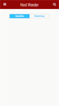 Mobile Screenshot of hostwonder.com